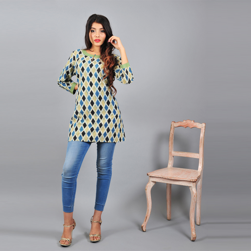 Diamond Print Kurti